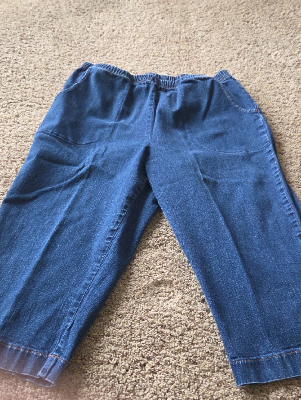 croft & barrow Dark Blue Crop Jeans - Women's Ankle Length